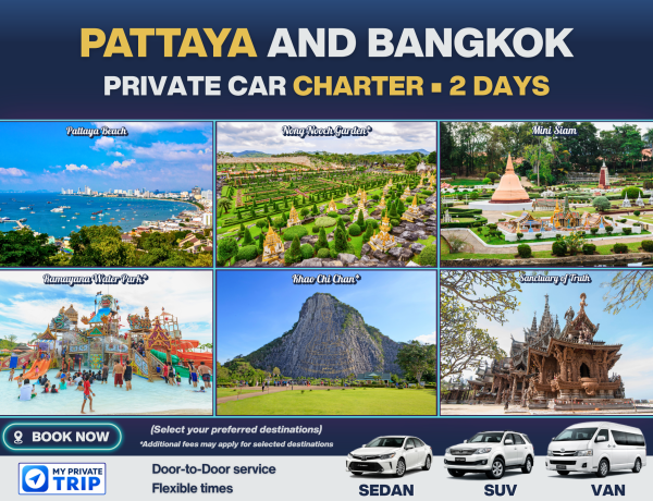 Pattaya Private Car Charter – 2 Days